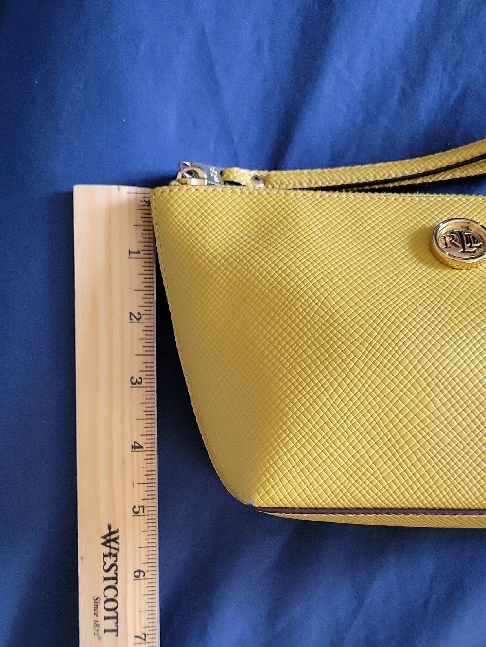 Ralph Lauren Yellow Wrislet Bag - Picture 6 of 10
